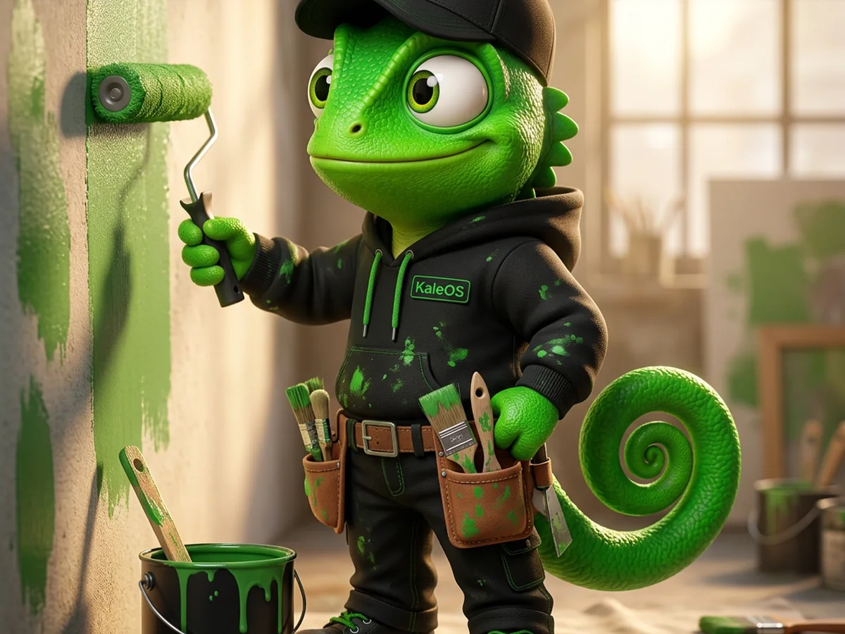 Exemplo de pintura na KaleOS
